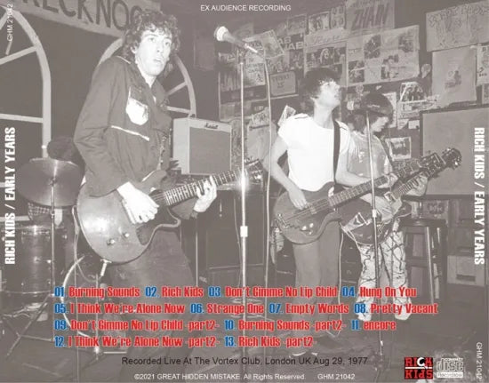 RICH KIDS / EARLY YEARS (1CDR)