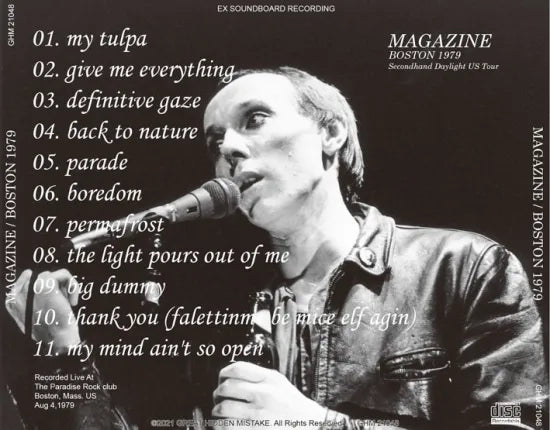 MAGAZINE / BOSTON 1979 (1CDR)