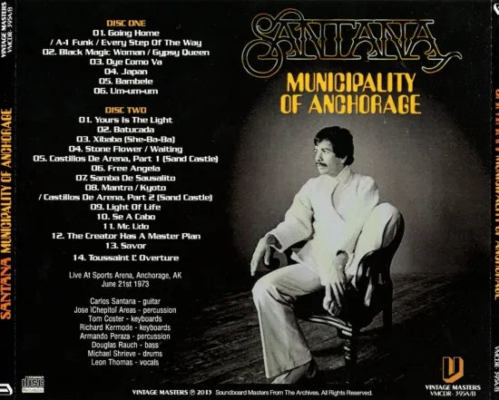 SANTANA / MUNICIPALITY OF AHCHORAGE SOUNDBOARD (2CDR)