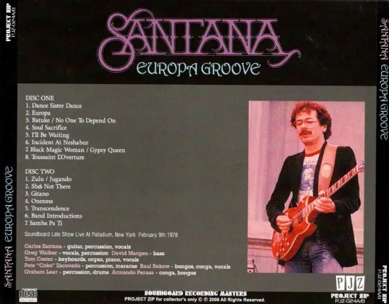 Santana / Europa Groove (2CDR)