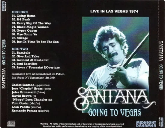 Santana / Going To Vegas (2CDR)