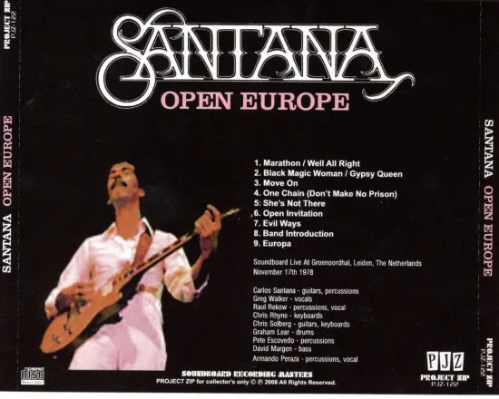 Santana / Open Europe (1CDR)
