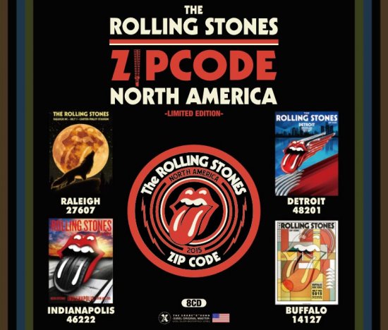 ROLLING STONES / ZIP CODE TOUR 2015 LIMITED SET (8CD)