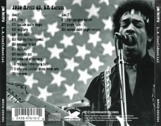 JIMI HENDRIX / L.A. CONFIDENTIAL 1970 (2CD)