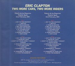 ERIC CLAPTON / TWO MORE CARS TWO MORE RIDERS (4CD)