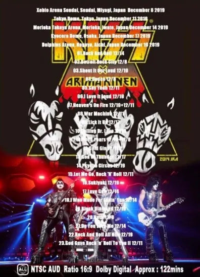 KISS / Gira por Japón 2019 (1 DVD)