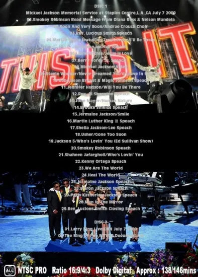 MICHAEL JACKSON / King Of Pop 5 The Memorial (2DVDR)