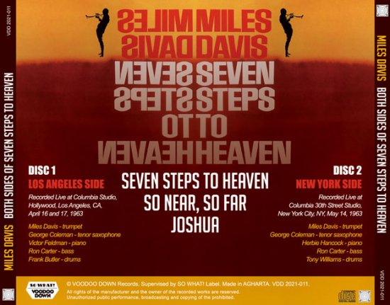 MILES DAVIS / BOTH SIDES OF SEVEN STEPS TO HEAVEN SEVEN STEPS TO HEAVEN SESSIONS (2CD)