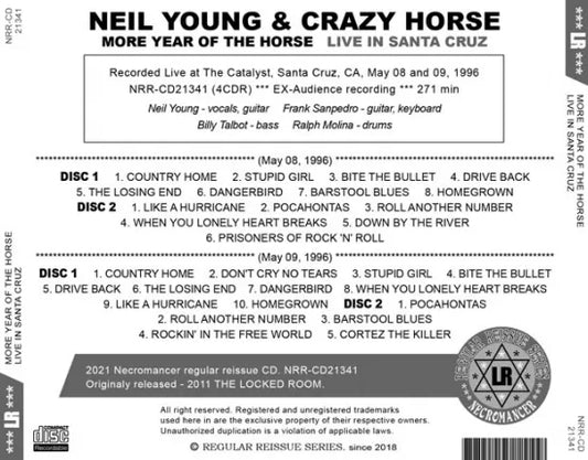 NEIL YOUNG & CRAZY HORSE / MORE YEAR OF THE HORSE LIVE IN SANTA CRUZ (4CDR)