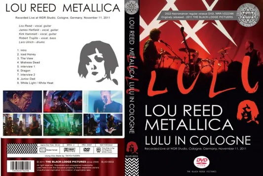 LOU REED / METALLICA / LULU IN COLOGNE PRO-SHOT (1DVDR)