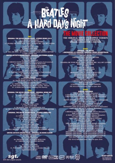 THE BEATLES / A HARD DAY'S NIGHT THE MOVIE SPECIAL COLLECTION (2CD+2DVD)