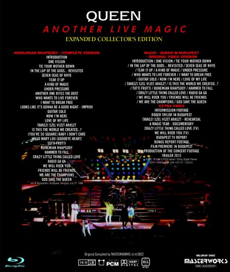 QUEEN / ANOTHER & MORE LIVE MAGIC (1BDR+1BDR)