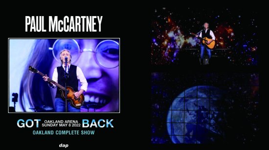 PAUL McCARTNEY / GOT BACK TOUR 2022 OAKLAND ARENA SUNDAY MAY 8 2022 (1BD-R)