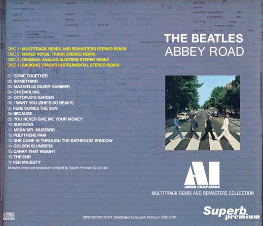 THE BEATLES / ABBEY ROAD AI AUDIO COMPANION (4CD)