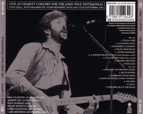 ERIC CLAPTON / THE JOHN WILE TESTIMONIAL (2CD)