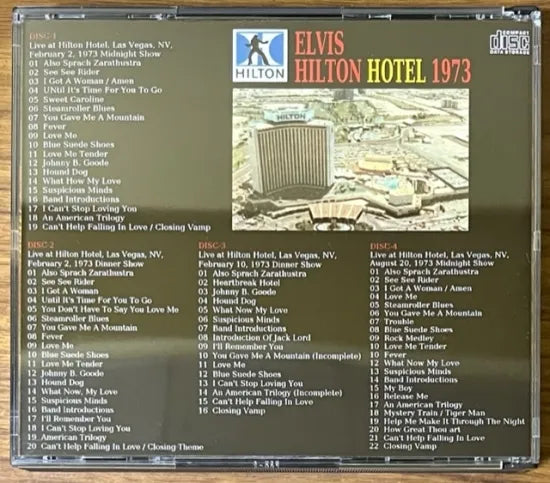 ELVIS PRESLEY / HILTON HOTEL 1973 (4CDR)