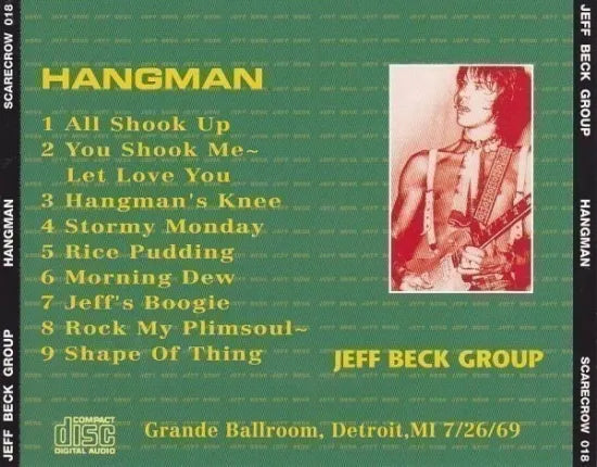 JEFF BECK GROUP / HANGMAN (1CD)