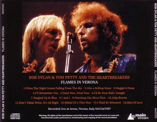 BOB DYLAN & TOM PETTY AND HEARTBREAKERS / FLAMES IN VERONA (2CD)