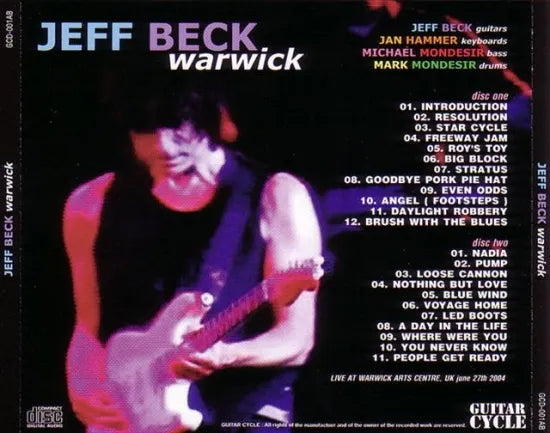 JEFF BECK / WARWICK (2CD)