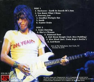 JEFF BECK / FREE WAY RICE PUDDING JAM (2CD)