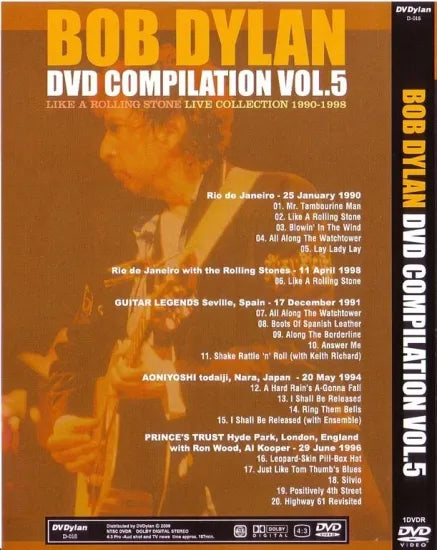 BOB DYLAN / DVD COMPILATION VOL.5 (1DVDR)