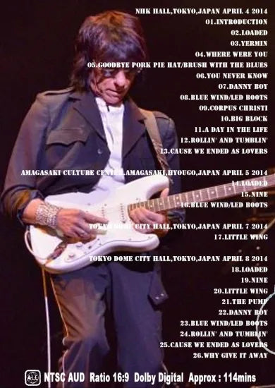 Jeff Beck / Japan Tour 2014 Scraps Vol.1 (1DVDR)