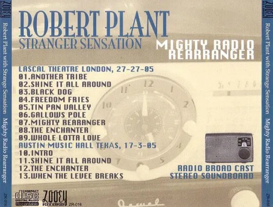 ROBERT PLANT WITH STRANGE SENSATION / MIGHTY RADIO REARRANGER (1CDR)