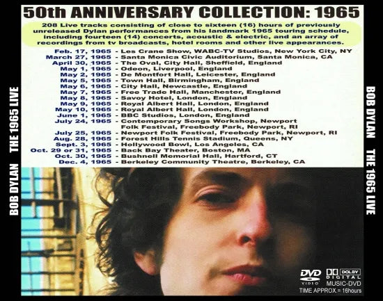 BOB DYLAN / THE 1965 LIVE (1DVDR)