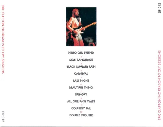 ERIC CLAPTON / NO REON TO CRY SESSIONS (1CD)