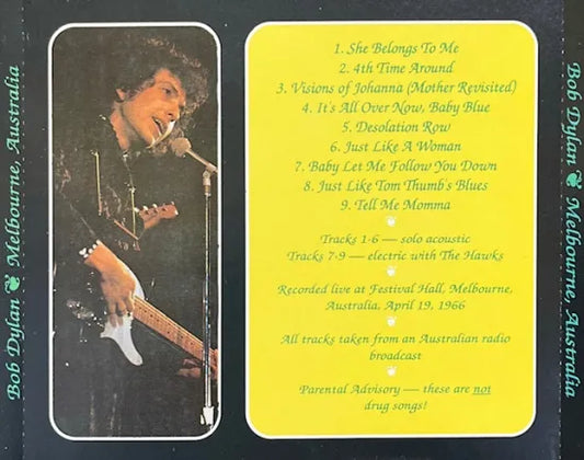 BOB DYLAN / MELBOURNE, AUSTRALIA (1CD)
