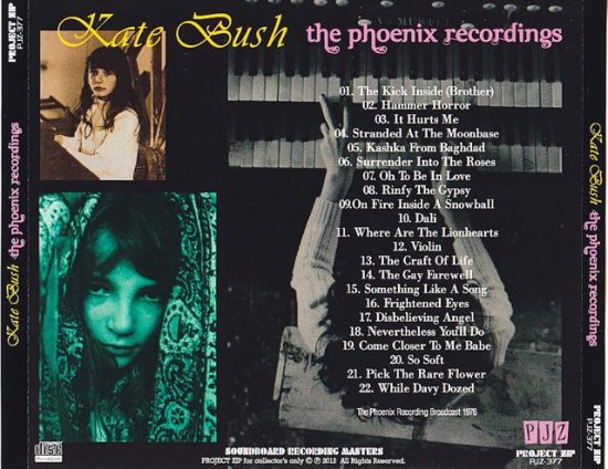 KATE BUSH / THE PHOENIX RECORDINGS (1CDR)