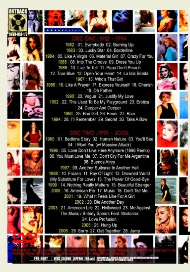 MADONNA / PERFECT HITS! (2DVDR)