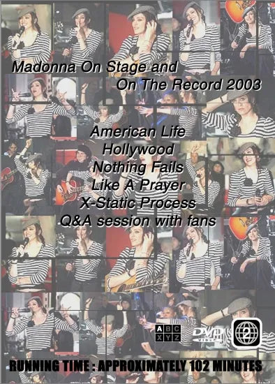 MADONNA / TV SPECIAL 2003 (1DVDR)