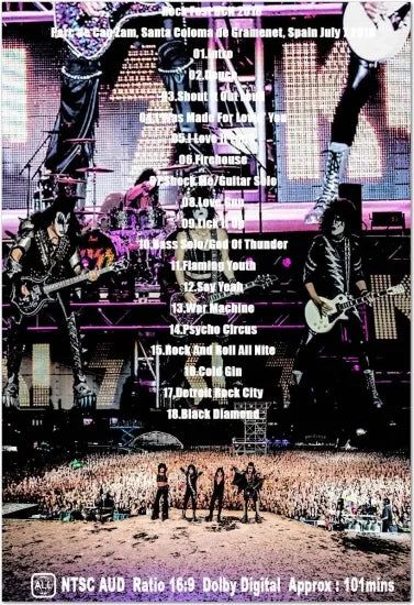 KISS / Rock Fest BCN 2018 (1DVDR)