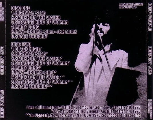 DEEP PURPLE / DEEPEST 1973 (2CD)