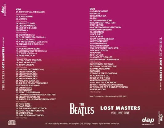 THE BEATLES / LOST MASTERS VOLUME ONE (2CD)