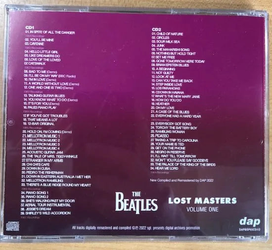 THE BEATLES / LOST MASTERS VOLUME ONE (2CD)