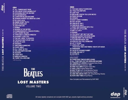 THE BEATLES / LOST MASTERS VOLUME TWO (2CD)