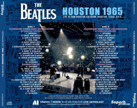 THE BEATLES / LIVE ANTHOLOGY HOUSTON 1965 (2CD)