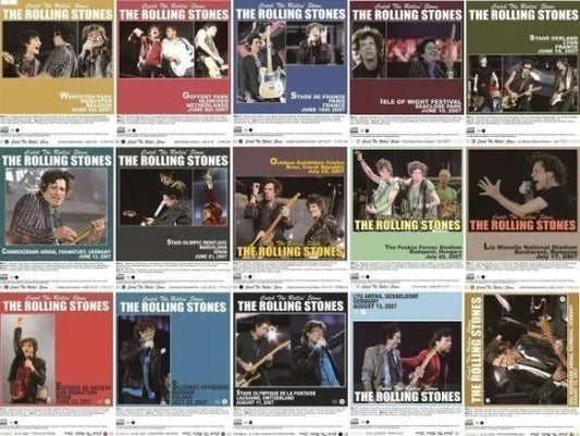 THE ROLLING STONES / 2007 A BIGGER BANG TOUR - Colección de 15 títulos (30 CDR)