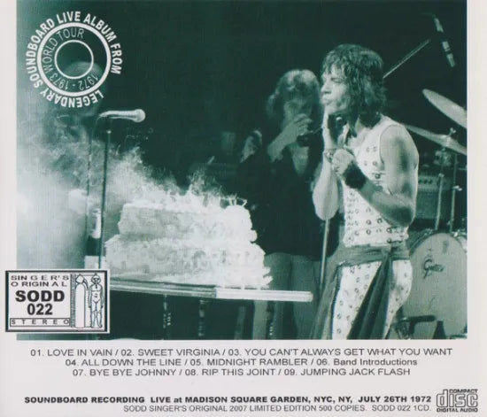 The Rolling Stones / WELCOME TO  NEW YORK (1CD)