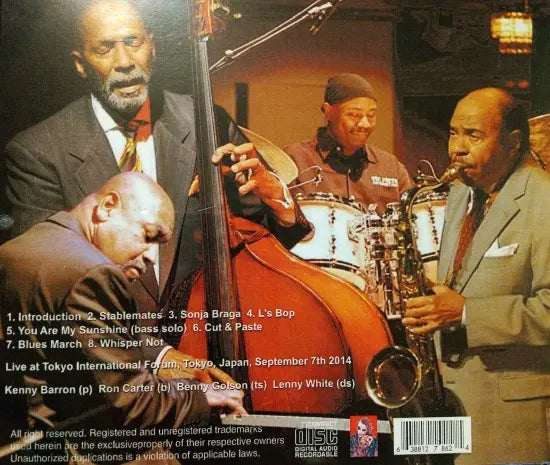 The Quartet Legend / Tokyo Jazz Festival 2014 (1CDR)