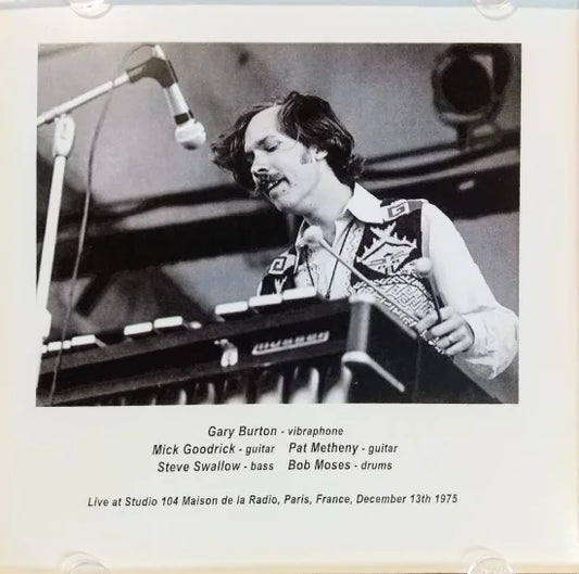 Gary Burton Quintet / Paris 1975 STEREO SOUNDBOARD (2CDR)