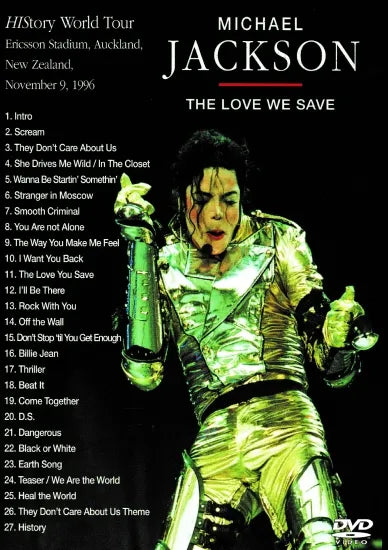MICHAEL JACKSON / THE LOVE WE SAVE (1DVDR)