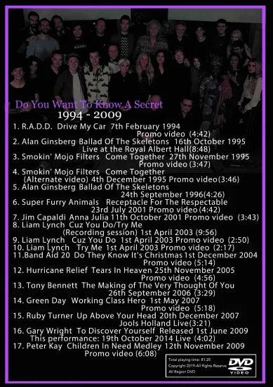 THE BEATLES / DO YOU WANT TO KNOW A SECRET Vol.8 1994 -2009 (1DVDR)