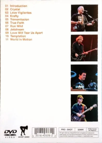 NEW ORDER / TRANSFIXION glastonbury 2005 PRO-SHOT (1DVD)