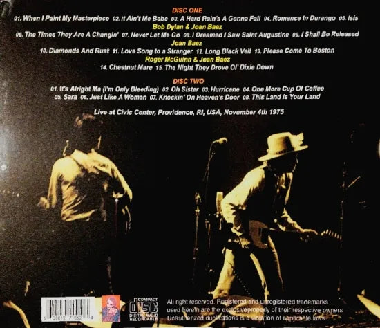 BOB DYLAN / LIVE 1975 THE ROLLING THUNDER REVUE (2CDR)