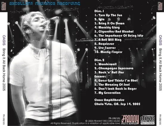 OASIS / BRING IT ALL BACK HOME 2005 (2CDR)