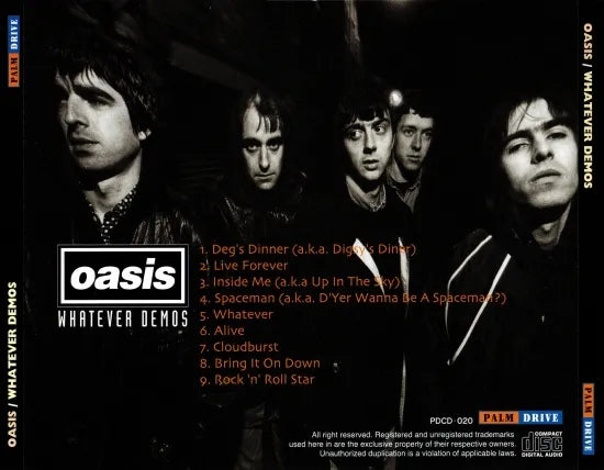 OASIS / WHATEVER DEMOS (1CDR)