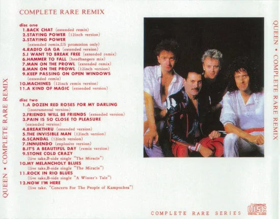 QUEEN / COMPLETE RARE REMIX (2CDR)